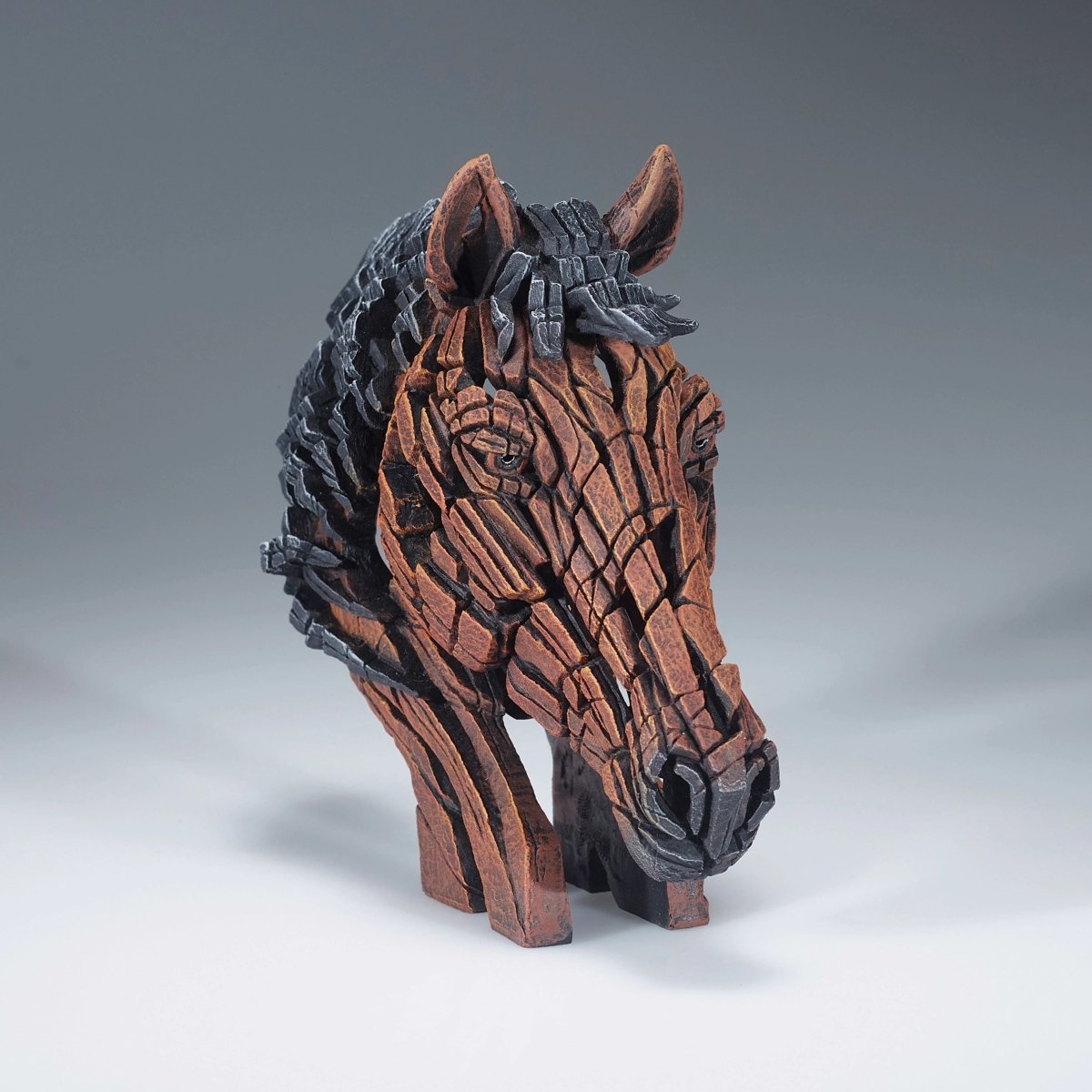 EDGES Mini Horse Bust Scultpure - Nifty Decor & More