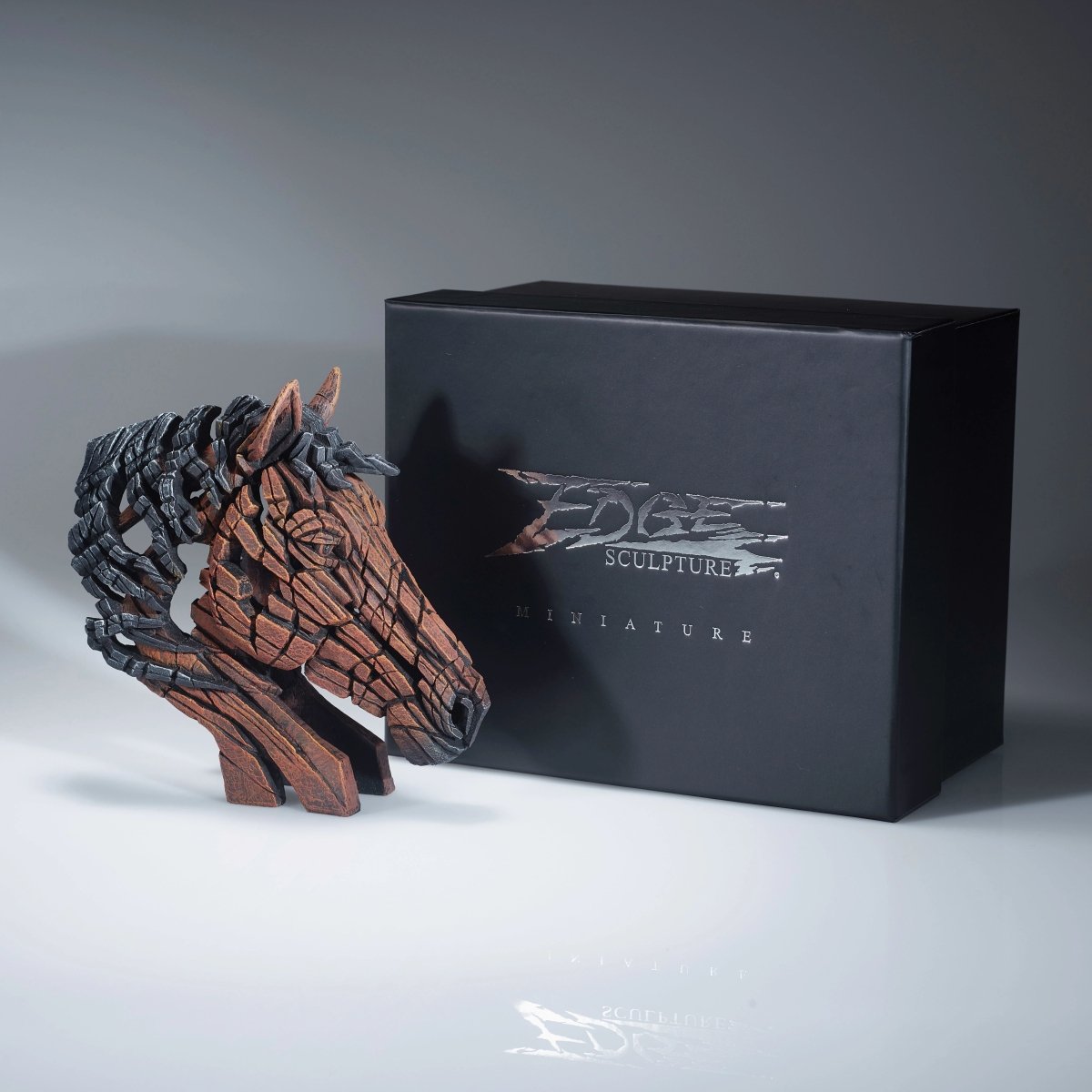 EDGES Mini Horse Bust Scultpure - Nifty Decor & More
