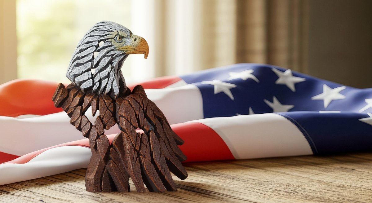 EDGES Miniature Eagle Bust Sculpture - Nifty Decor & More