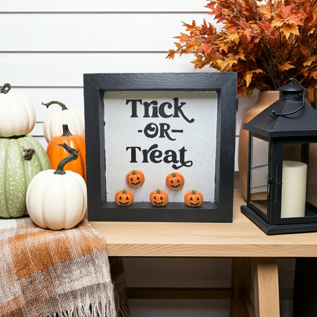 Hand-Painted Halloween Tabletop Decor