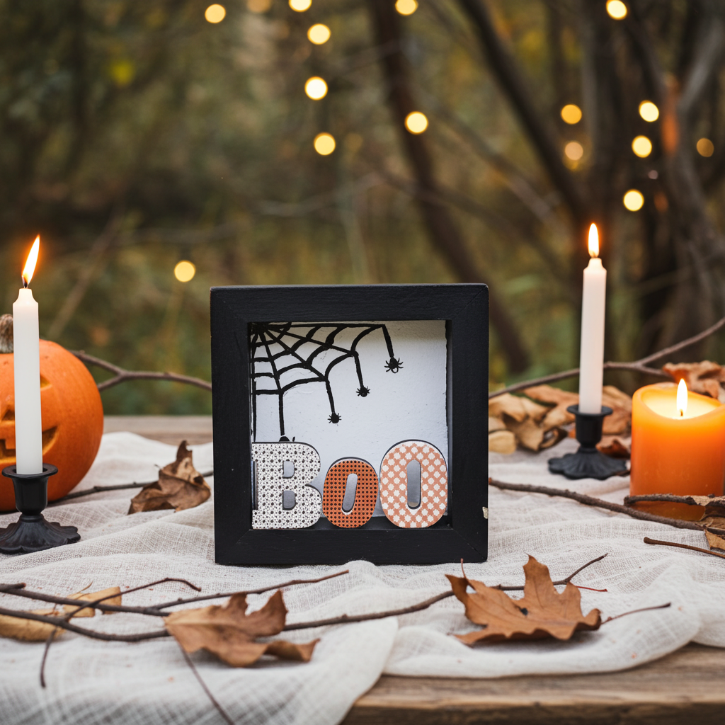 Hand-Painted Halloween Tabletop Decor