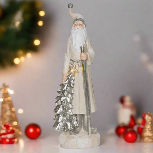 Elegant Christmas Light Up Santa - Nifty Decor & More