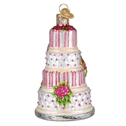 Elegant Wedding Cake Ornament - Nifty Decor & More