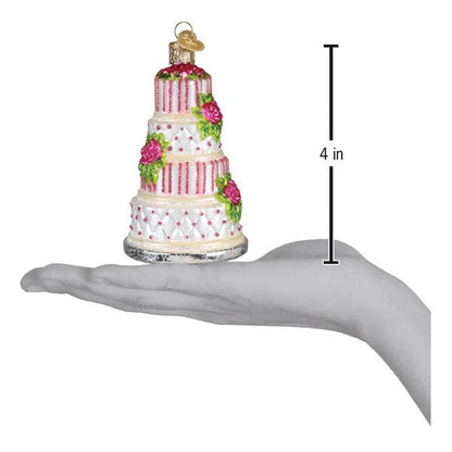 Elegant Wedding Cake Ornament - Nifty Decor & More