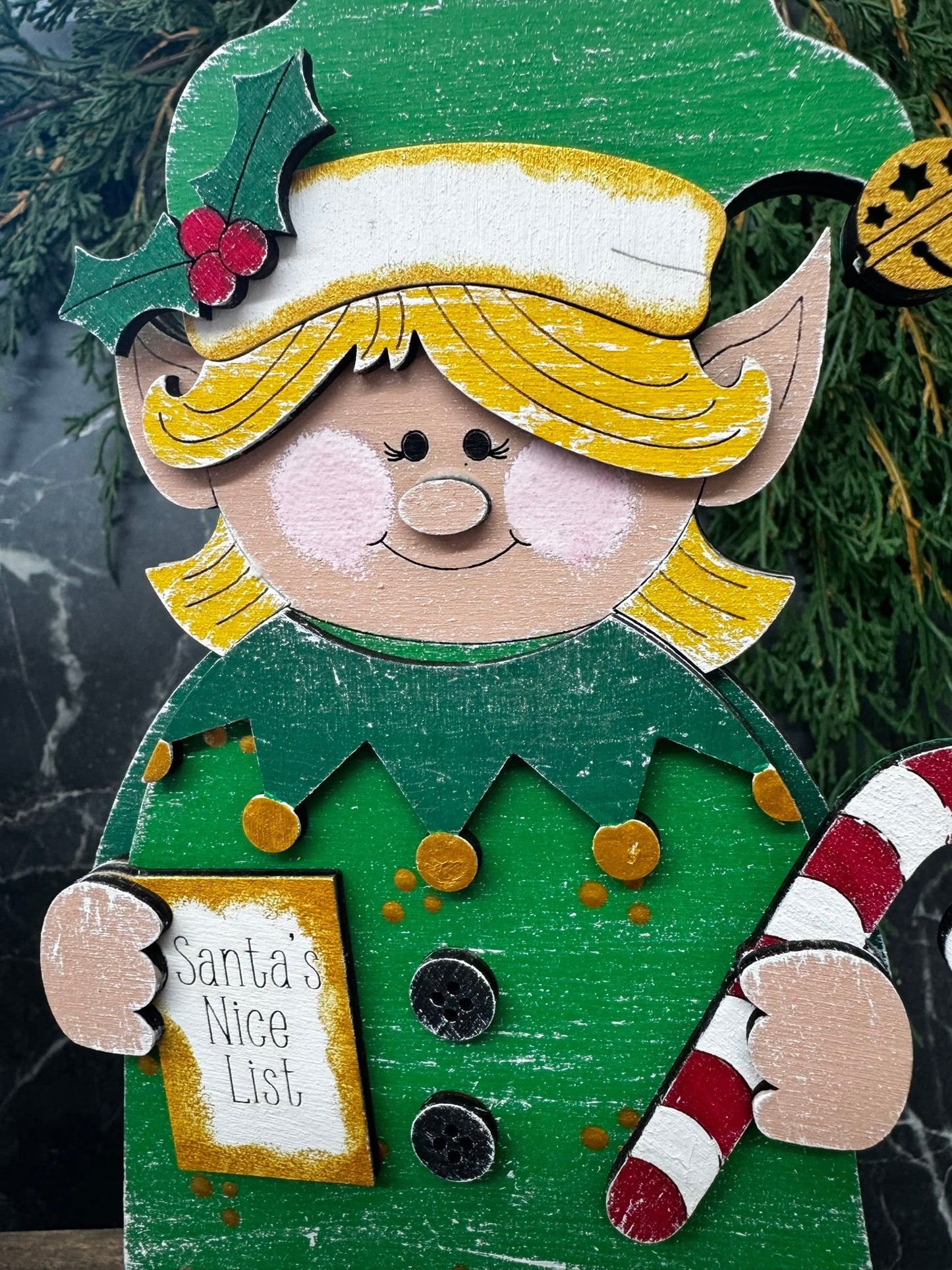 Elf Boy and Girl Shelf Sitters - Nifty Decor & More