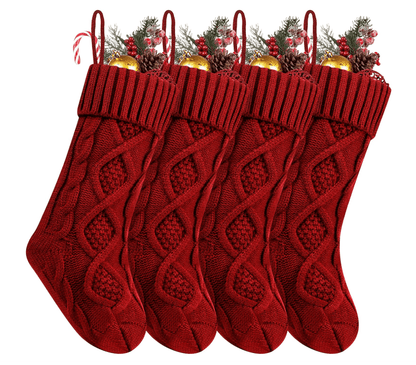 Embroidered Christmas Stockings - Nifty Decor & More