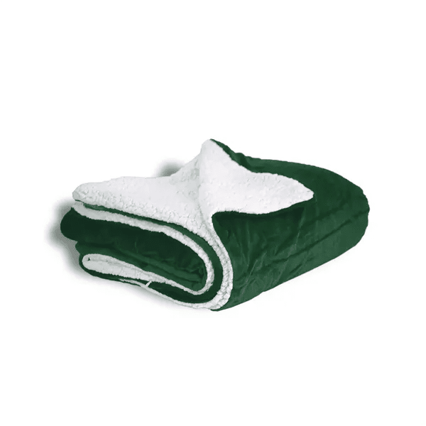 Embroidered or Laser Engraved - Sherpa Blanket - Nifty Decor & More