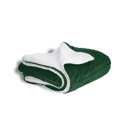Embroidered or Laser Engraved - Sherpa Blanket - Nifty Decor & More