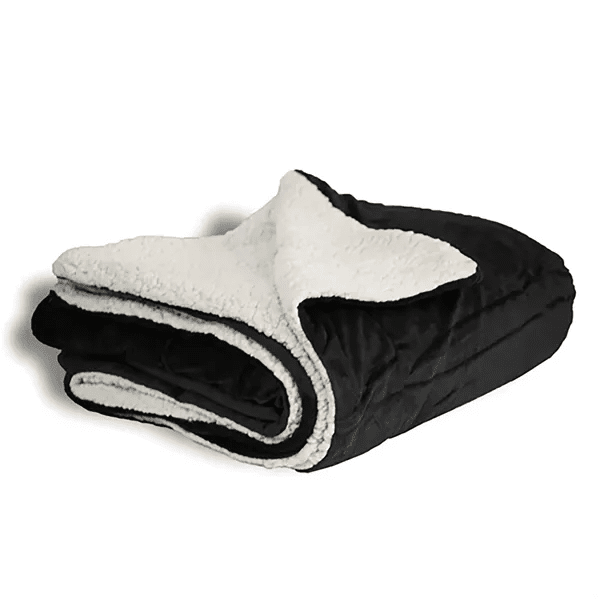 Embroidered or Laser Engraved - Sherpa Blanket - Nifty Decor & More