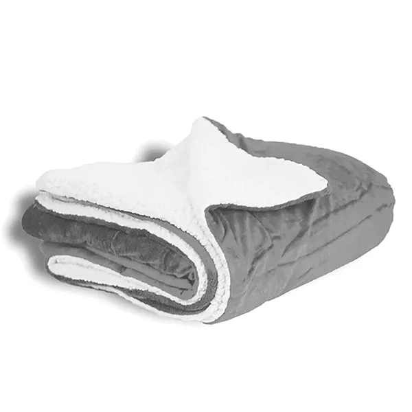 Embroidered or Laser Engraved - Sherpa Blanket - Nifty Decor & More