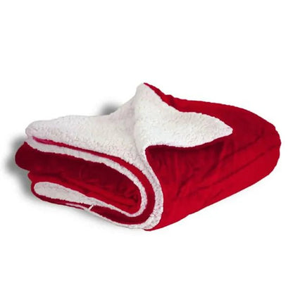 Embroidered or Laser Engraved - Sherpa Blanket - Nifty Decor & More