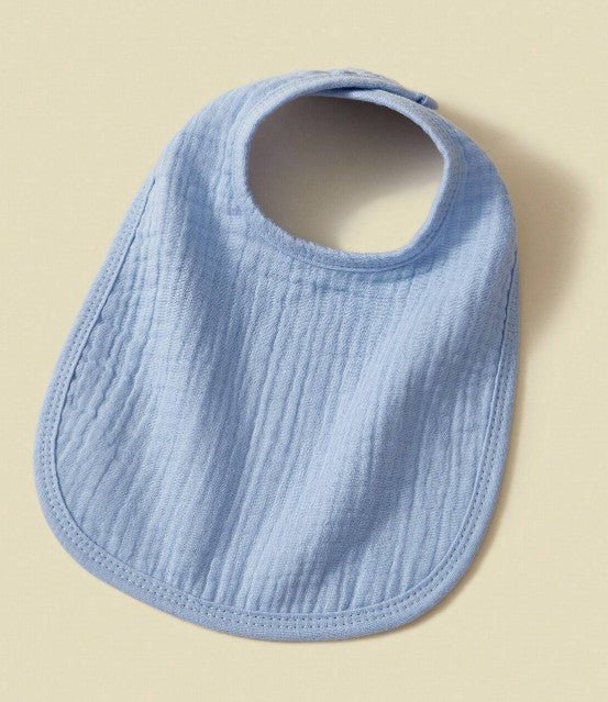 Embroidered Soft Cotton Gauze Bibs, Personalized Baby Boys’ Soft Cotton Drool Bibs, Perfect Newborn Gift - Nifty Decor & More