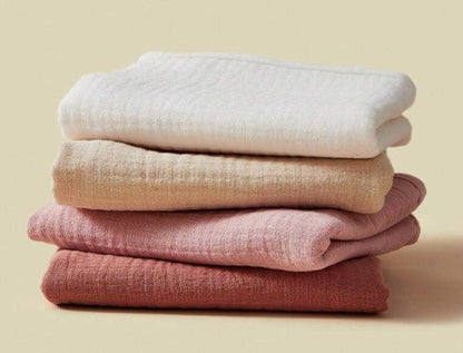 Embroidered Soft Cotton Gauze Burping Cloth, Large 20"x10" Personalized Muslin Cloths, Absorbent Burp Cloth for Baby Feeding, Newborn Gift Idea - Nifty Decor & More
