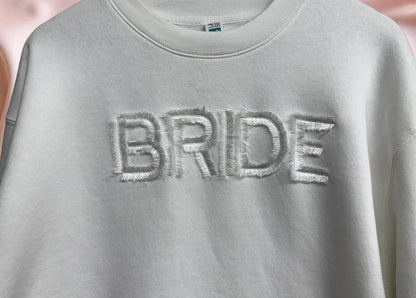 Embroidery Fringe - BRIDE - Premium Crewneck Sweatshirt - Nifty Decor & More