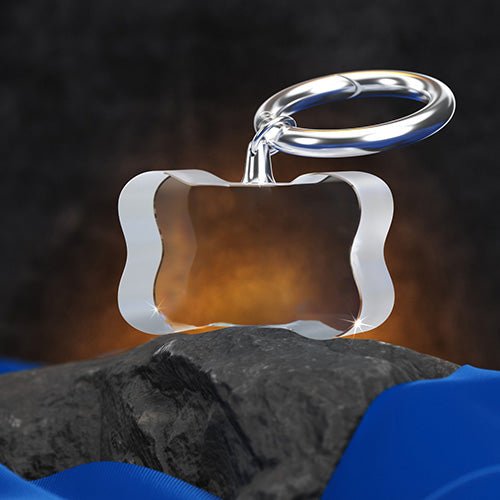 Engraved Crystal Cut Corner Diamond - Large - Nifty Decor & More