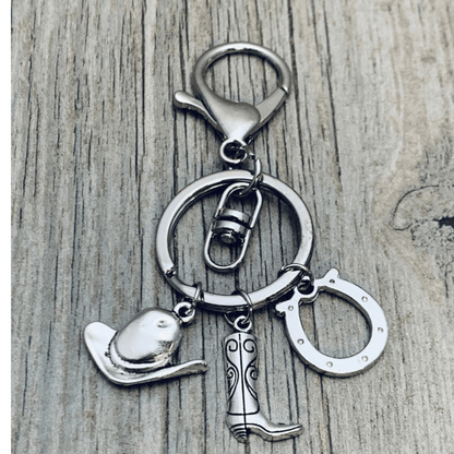 Equestrian Horse Bag Charm Keychain