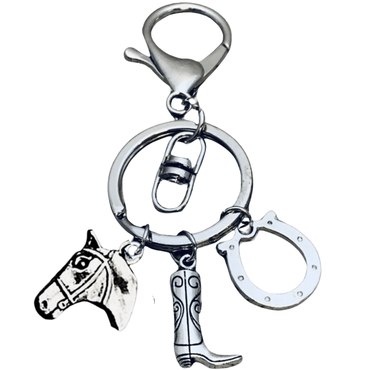 Equestrian Horse Bag Charm Keychain - Nifty Decor & More