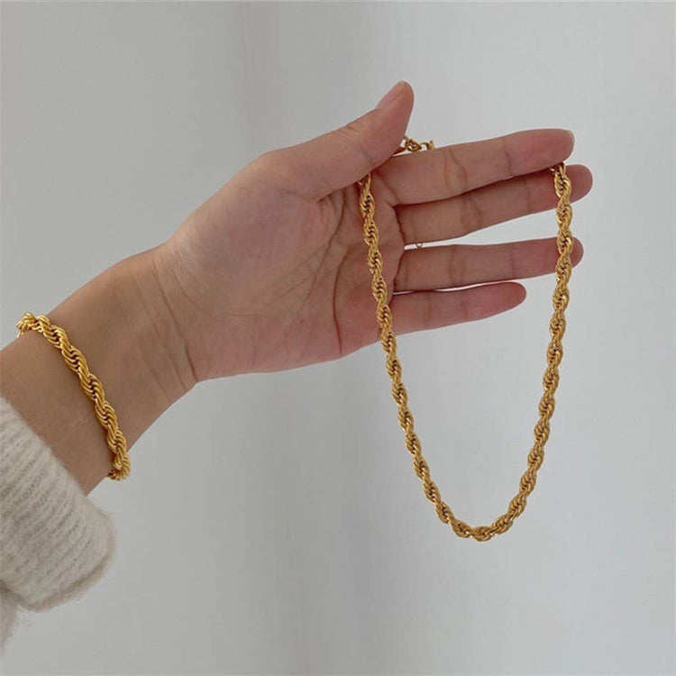 Waterproof Stainless Steel Bracelet, Tarnish-Resistant Stylish Wristwear, Casual & Formal Use, Gift for Loved Ones Bracelet Chain