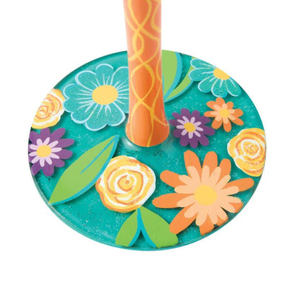 Fabulous Florals Wine Glass - Nifty Decor & More