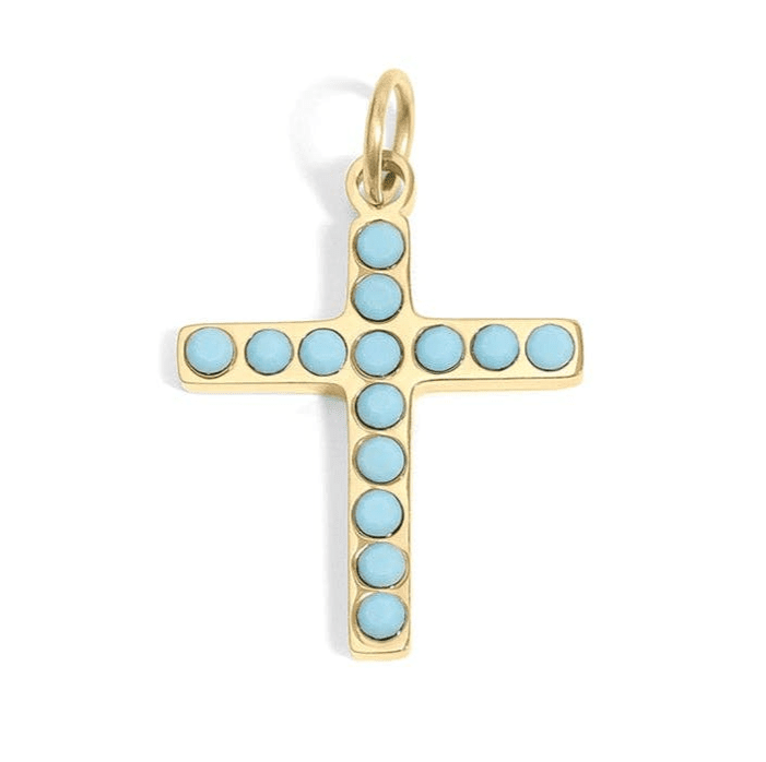 Faith & Love Charms, 18K Gold PVD Pendant, Gift for Mom, Mother's Day Inspirational Jewelry - Nifty Decor & More