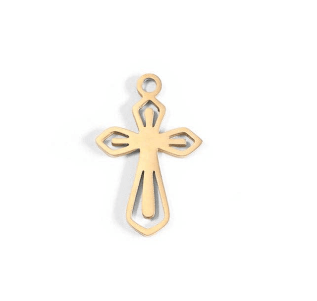 Faith & Love Charms, 18K Gold PVD Pendant, Gift for Mom, Mother's Day Inspirational Jewelry - Nifty Decor & More