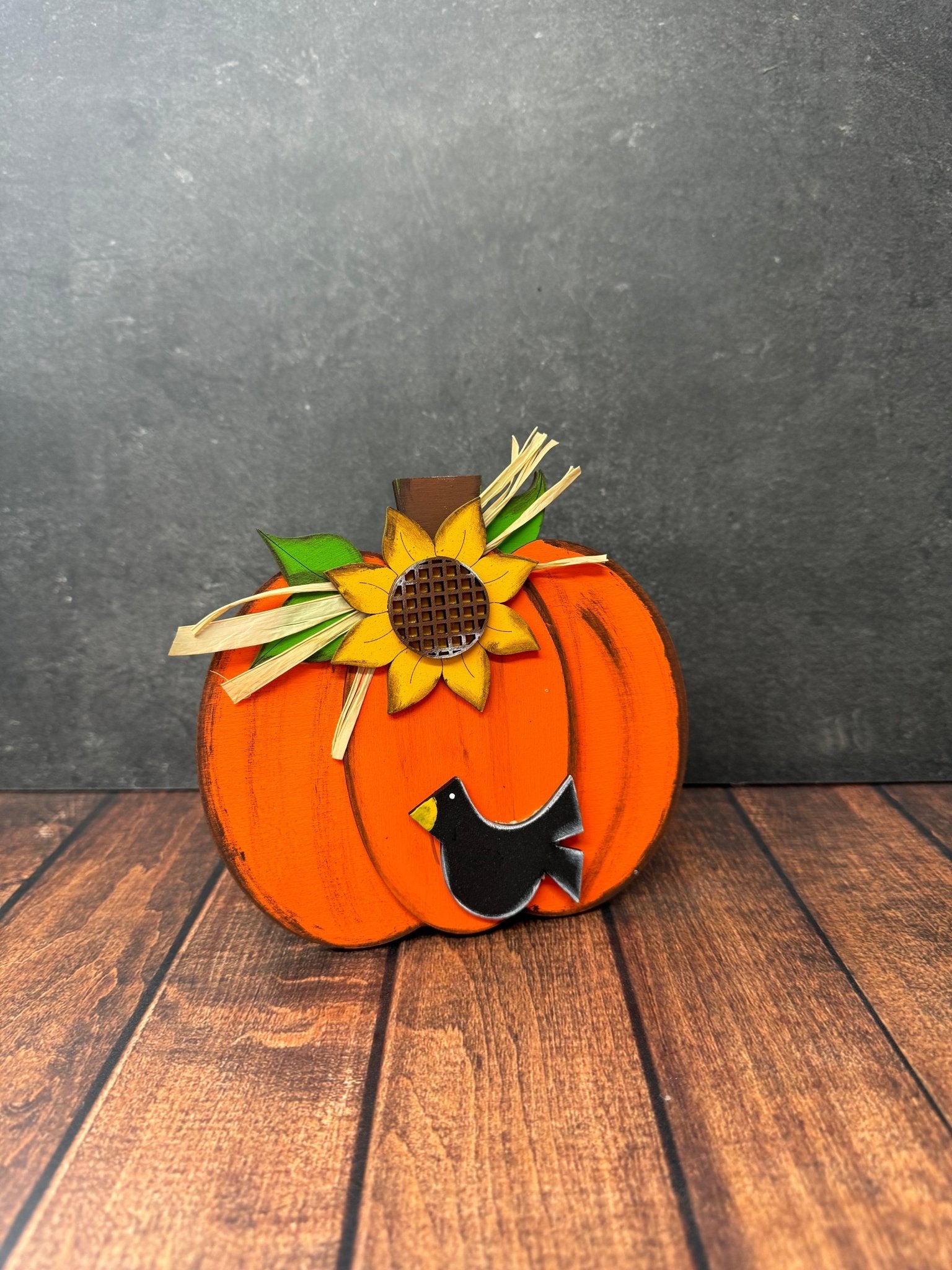 Fall Pumpkins & Crows Single Pumpkin