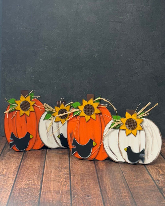 Fall Pumpkins & Crows