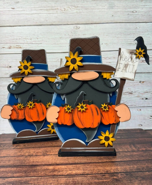 Fall Scarecrow Gnome
