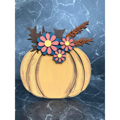 Fall Sunflower Pumpkins Orange