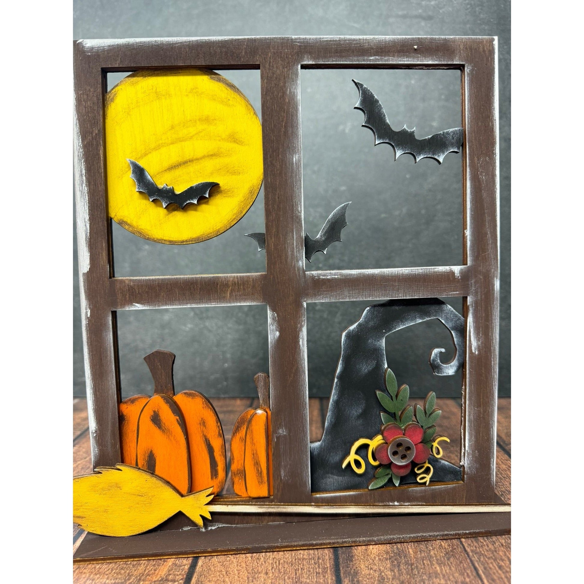 Fall Window Scene