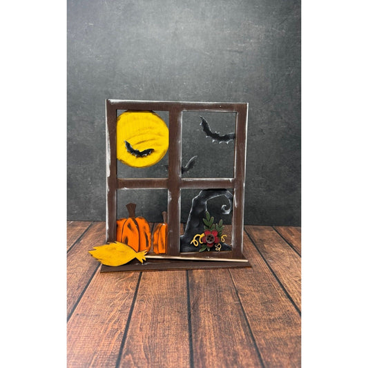 Fall Window Scene