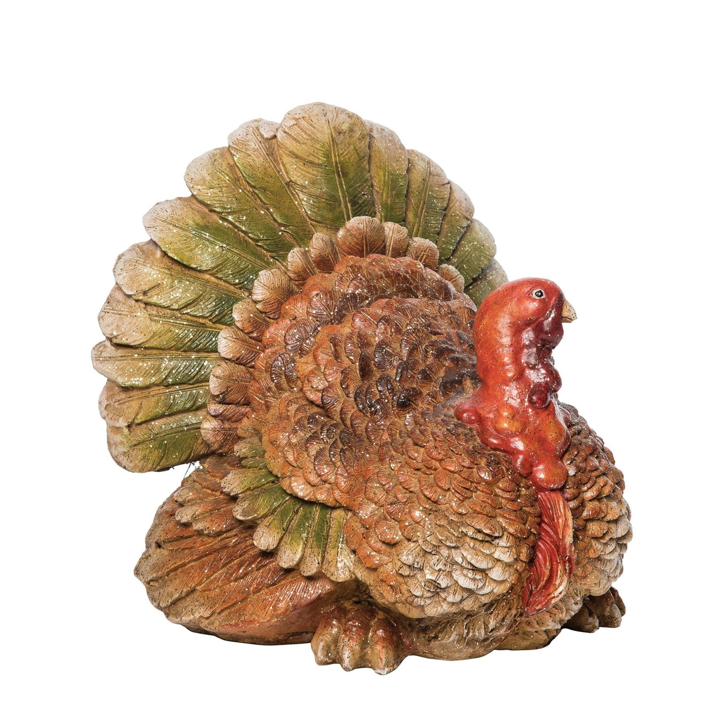 Fall/Harvest 10" Turkey Thanksgiving Decorative Figurine - Nifty Decor & More