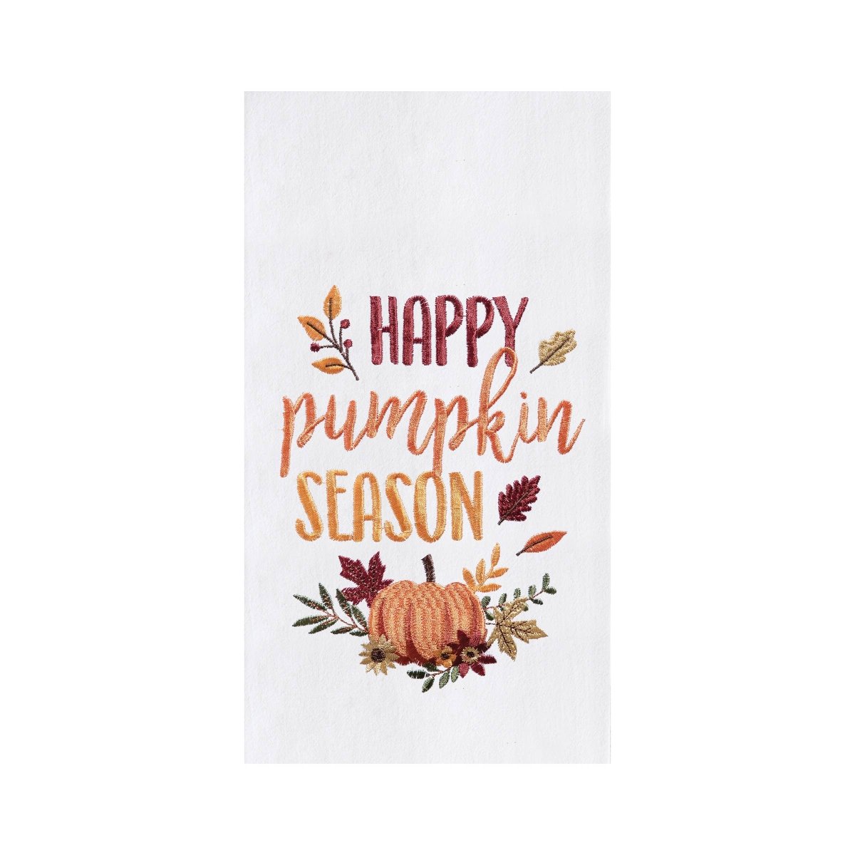 Fall/Harvest Happy Pumpkin Season Kitchen Towel - Nifty Decor & More