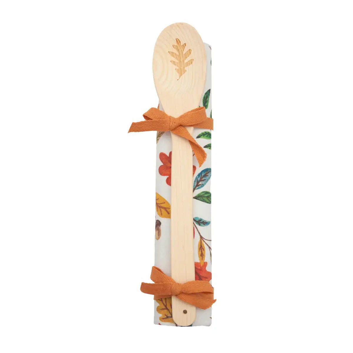 Fall/Harvest Leaves Kitchen Towel & Spoon Set - Nifty Decor & More