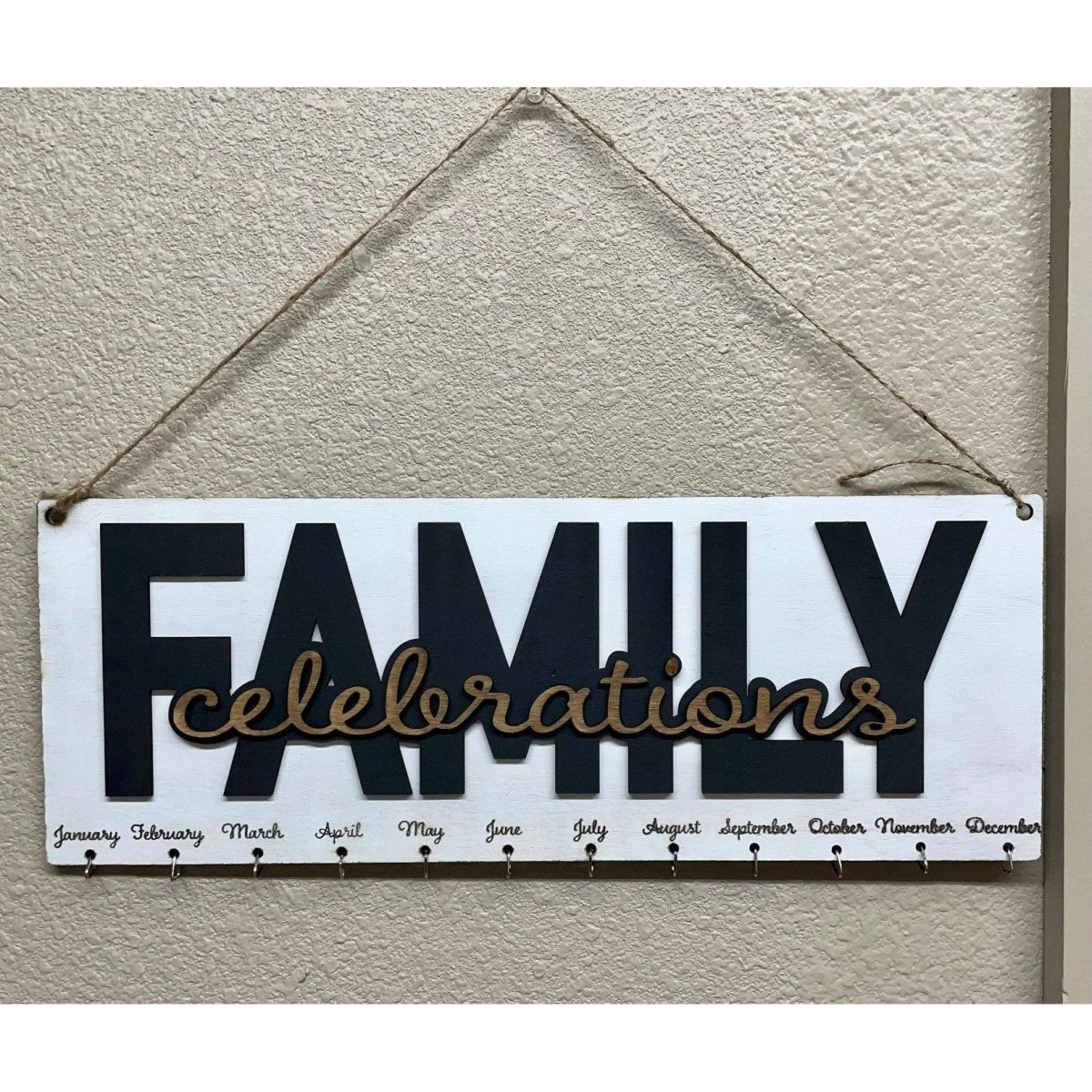 Family Celebrations Wall Calendar - Nifty Decor & More