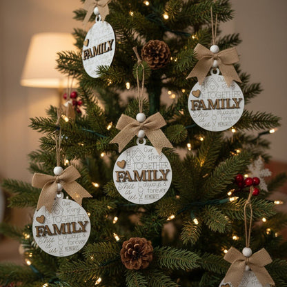 Family Christmas Ornament - Nifty Decor & More