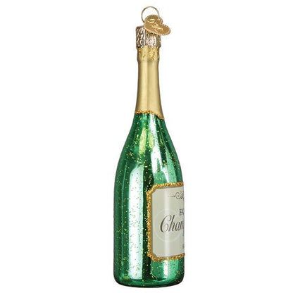Fancy Champagne Bottle Ornament - Nifty Decor & More