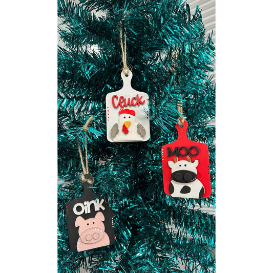 Farm Animal Ornaments - Nifty Decor & More