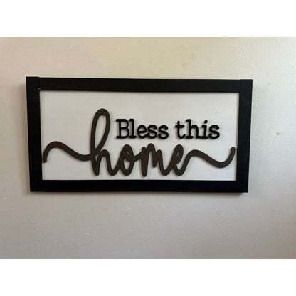 Farmhouse Collection Signs Rustic Wooden Wall Decor for Home and Gathering Spaces - Nifty Decor & More
