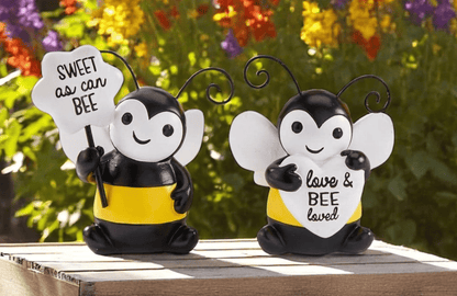 Farmhouse Honey Bee Figurine, Rustic Rustic Bee Decor for Cozy Home, Charming Gift for Bee Enthusiasts SET