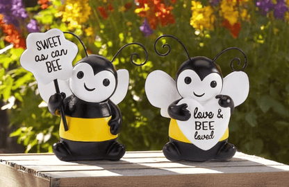 Farmhouse Honey Bee Figurine, Rustic Rustic Bee Decor for Cozy Home, Charming Gift for Bee Enthusiasts SET - Nifty Decor & More