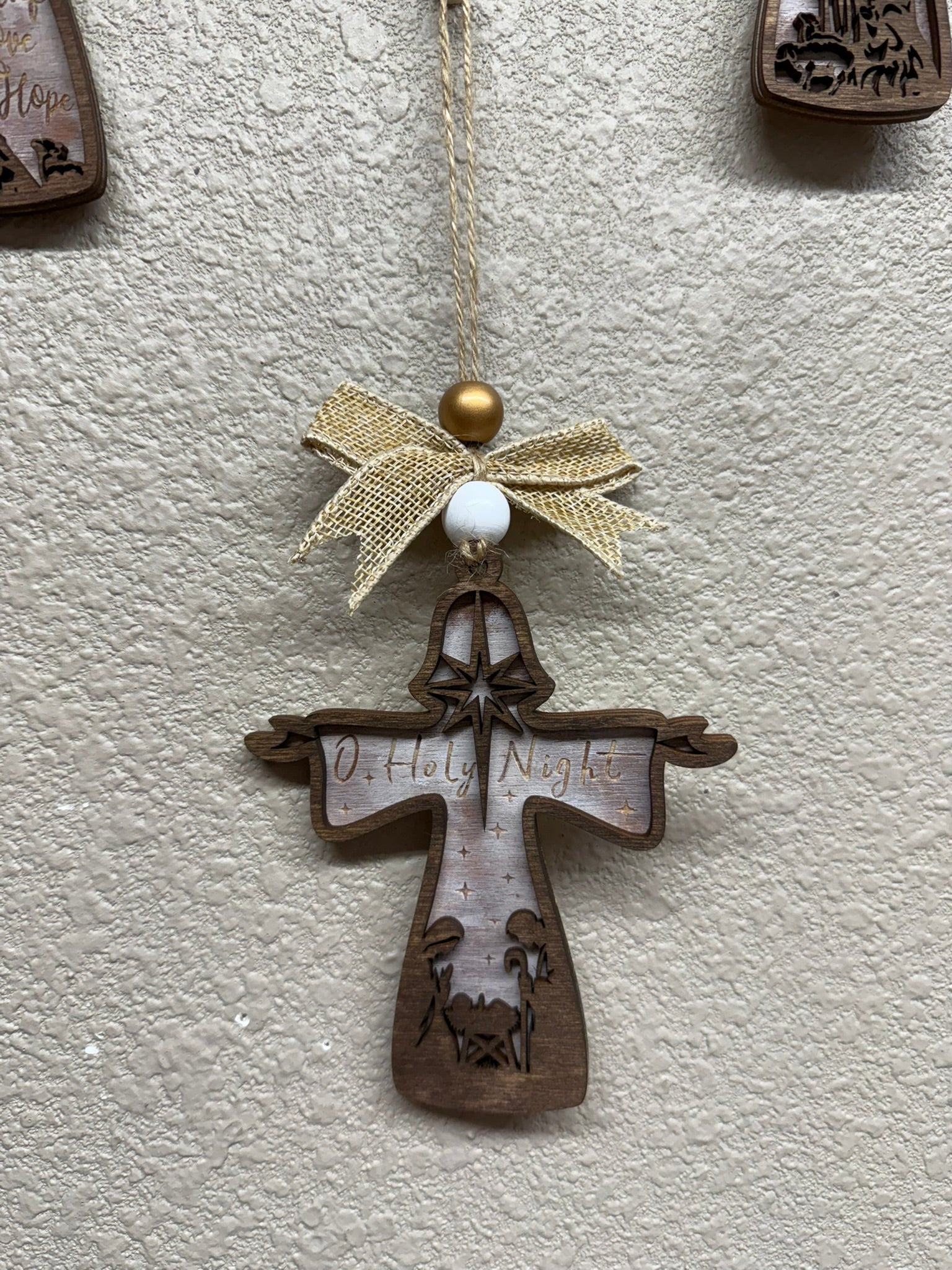 Farmhouse Religious Christmas Ornaments - Nifty Decor & More