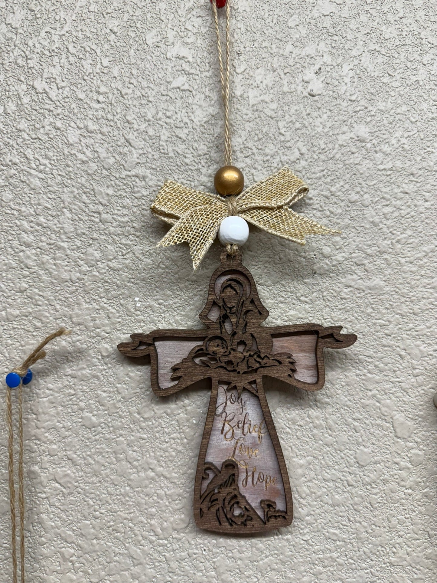 Farmhouse Religious Christmas Ornaments - Nifty Decor & More