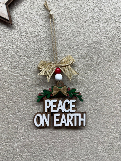 Farmhouse Religious Christmas Ornaments - Nifty Decor & More
