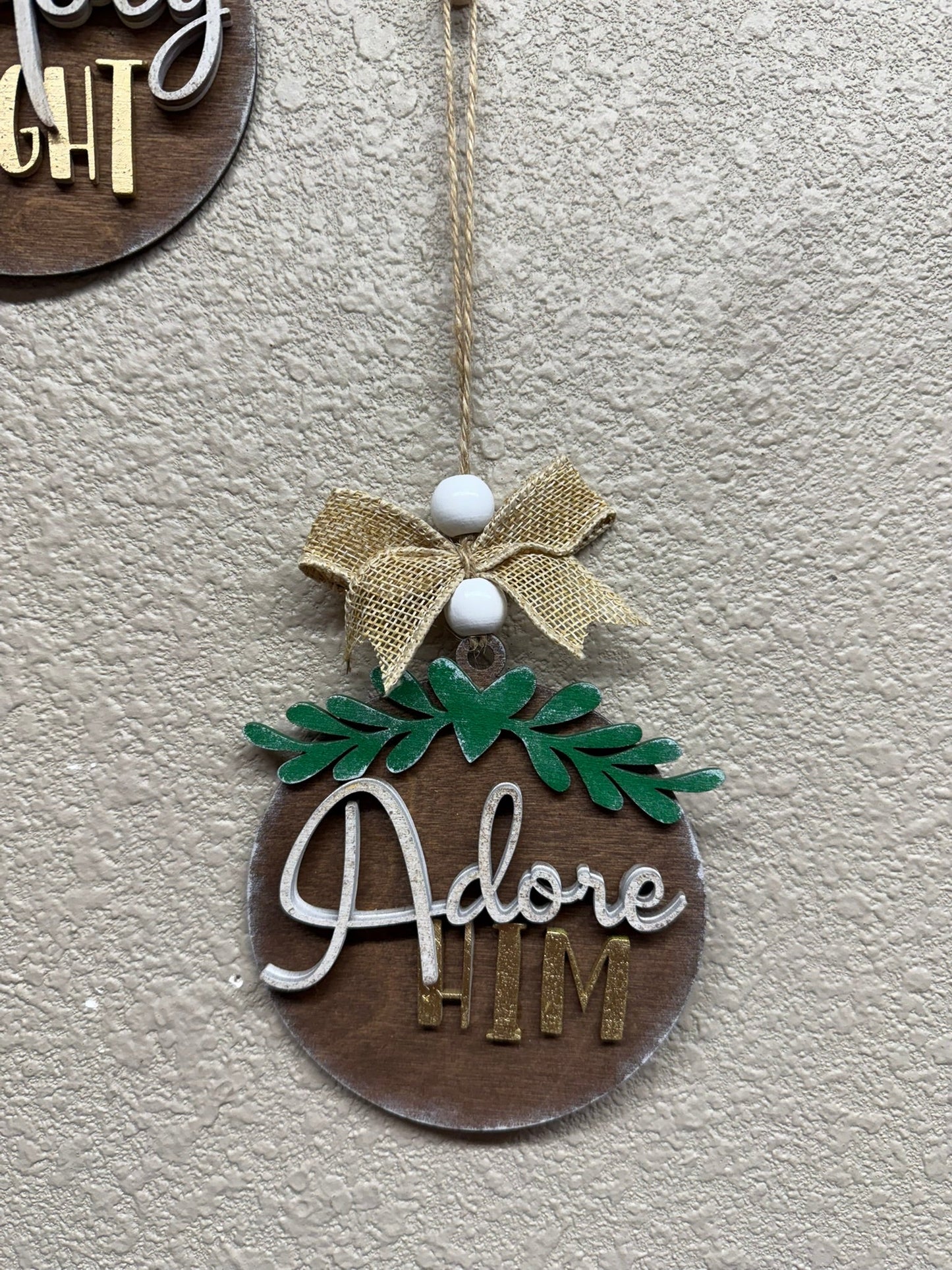 Farmhouse Religious Christmas Ornaments - Nifty Decor & More
