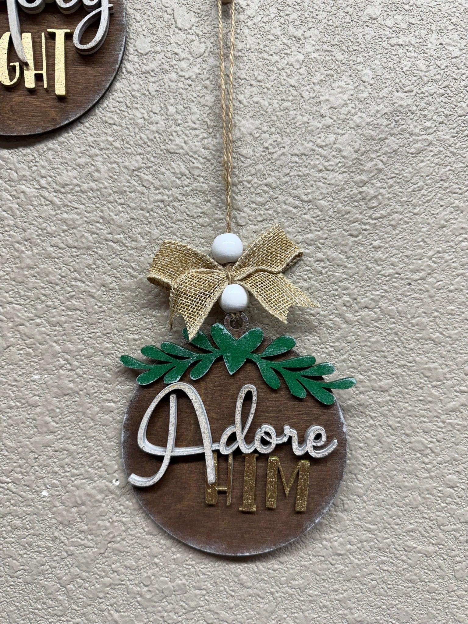 Farmhouse Religious Christmas Ornaments - Nifty Decor & More