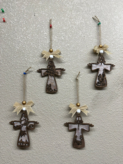 Farmhouse Religious Christmas Ornaments - Nifty Decor & More
