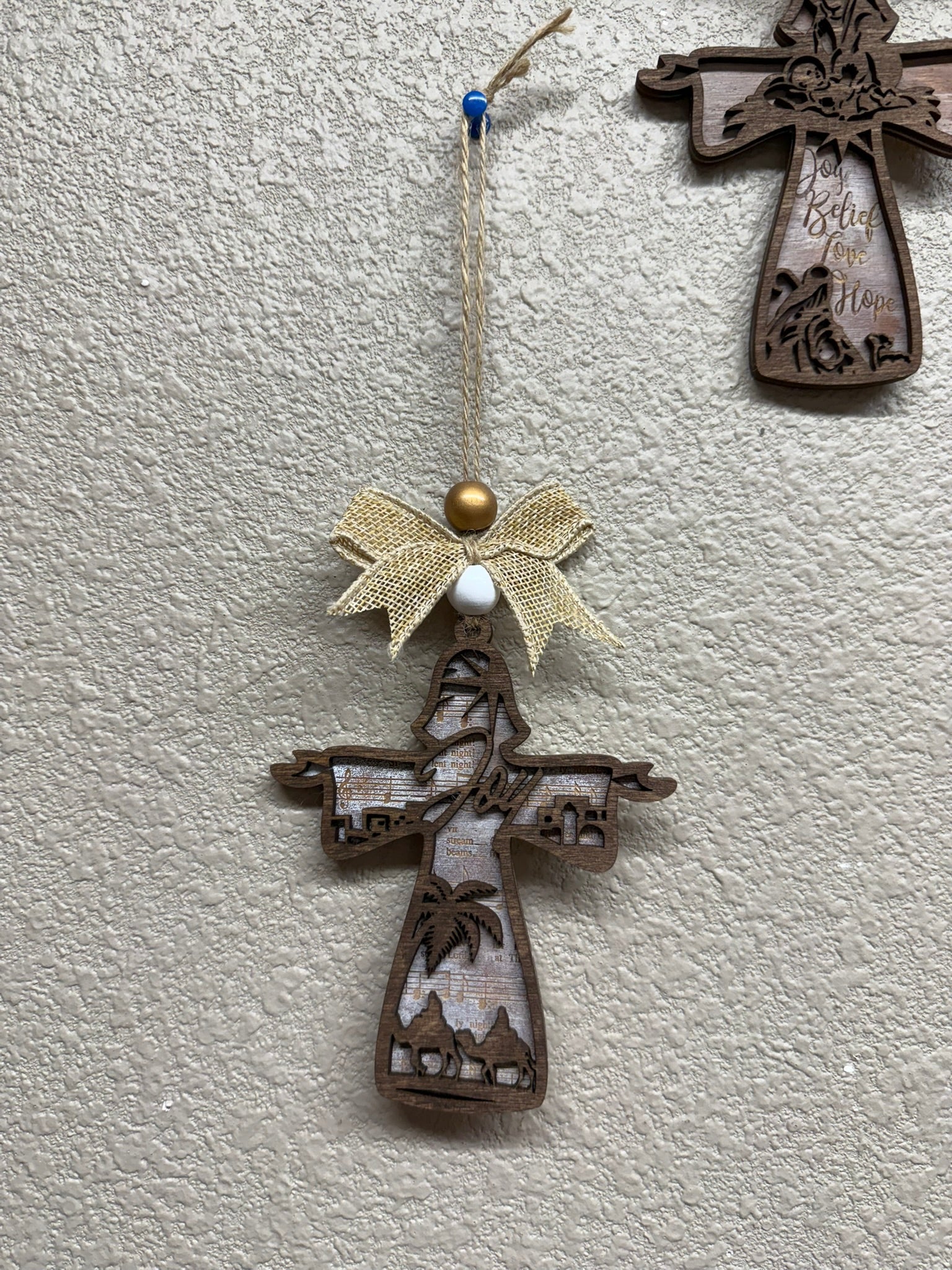 Farmhouse Religious Christmas Ornaments - Nifty Decor & More