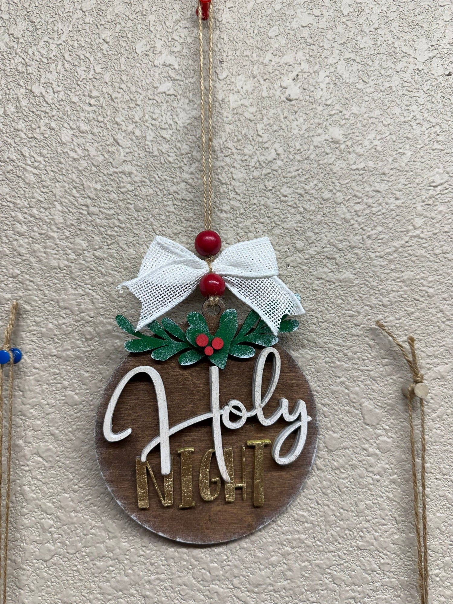 Farmhouse Religious Christmas Ornaments - Nifty Decor & More