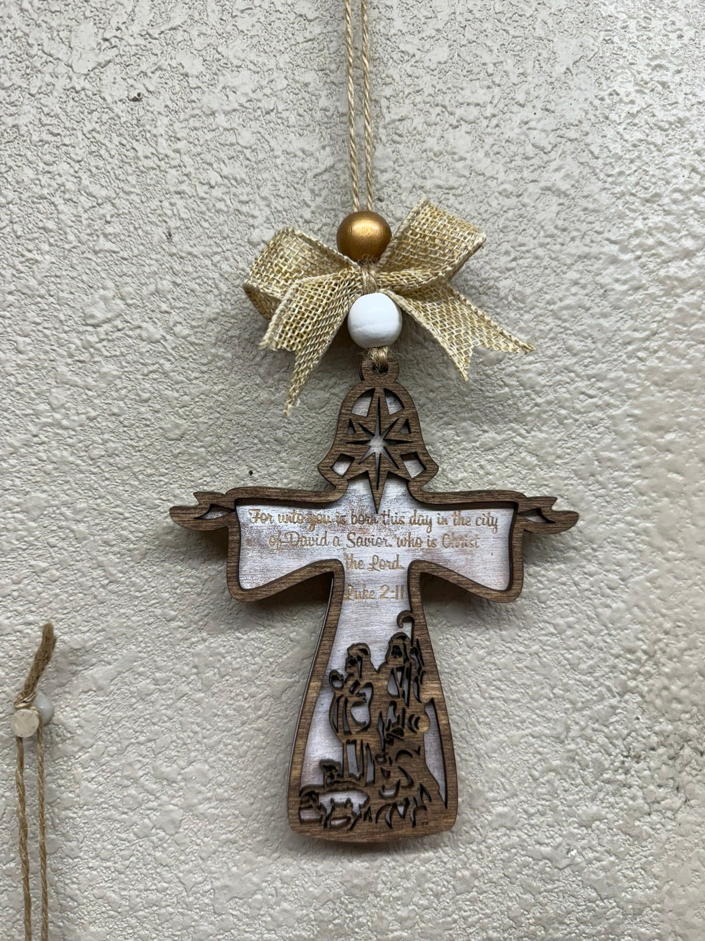 Farmhouse Religious Christmas Ornaments - Nifty Decor & More